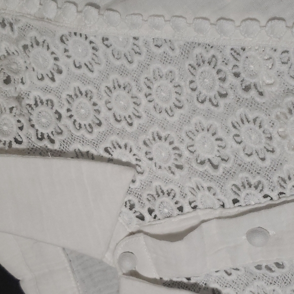 🔥New boutique lace spliced cotton top - Picture 8 of 12